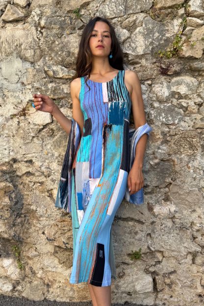 LONG DRESS TURQUOISE