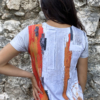 SHORT SLEEVED FLARED-CUT T-SHIRT ROUGE08 - Image 3