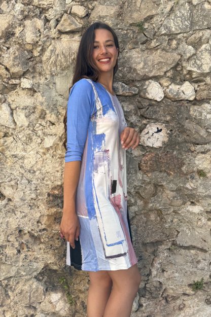 ROBE MANCHES 3/4 PASTEL – Image 2