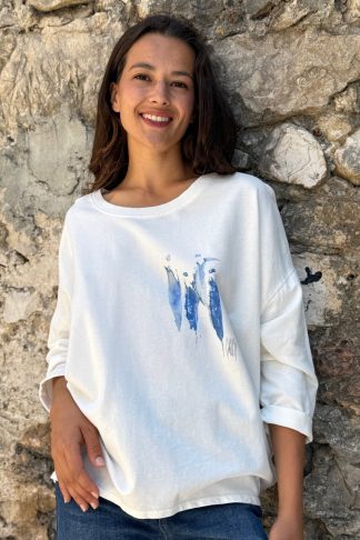 SWEATSHIRT PROMENADE BLEUE