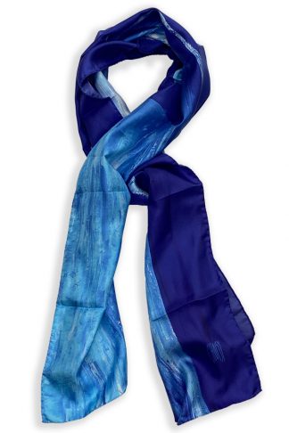 FOULARD TWILL DE SOIE AZUR
