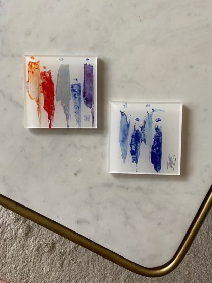 SOUS-VERRE EN PLEXIGLASS "PROMENADE BLEUE" – Image 2