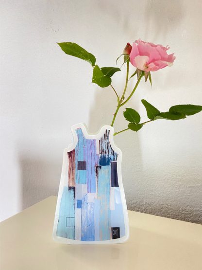 VASE PLEXI "TURQUOISE"