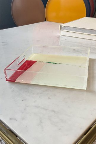PLATEAU EN PLEXIGLASS "PAYSAGE DE RÊVE"