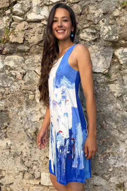 ROBE DÉBARDEUR MÉDITERRANÉE – Image 2