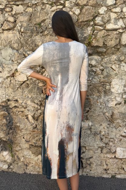 3/4 SLEEVED LONG DRESS NUAGES - Image 3