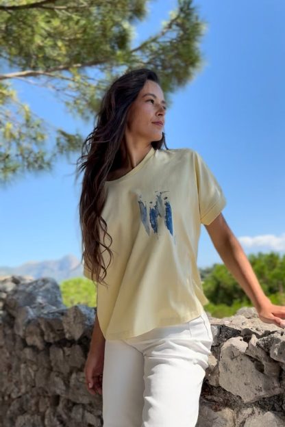 OVERSIZE T-SHIRT - PROMENADE BLEUE - Image 3