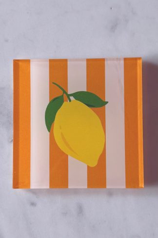 "CITRON ORANGE" COASTER DESIGNED BY ANA