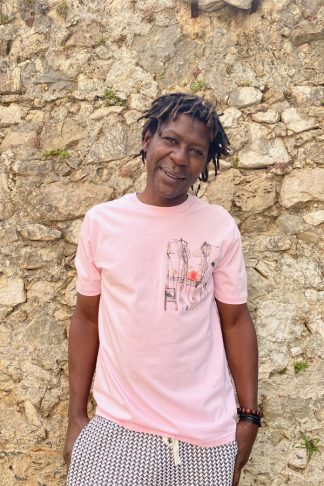 TEE SHIRT "CRÉPUSCULE" ROSE
